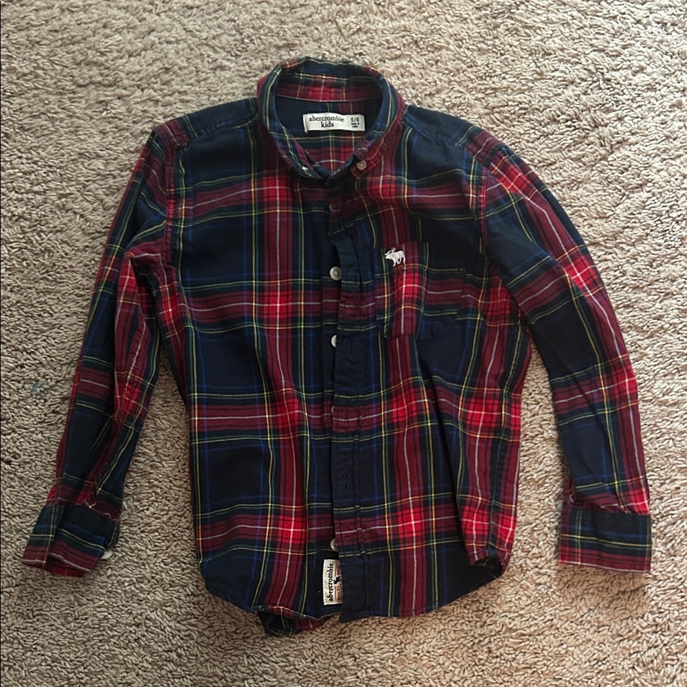 abercrombie kids Plaid Button-Up Shirt